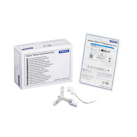 ICU Medical 368143 Bivona FlexTend Plus Pediatric Tracheostomy Tube, Size 4