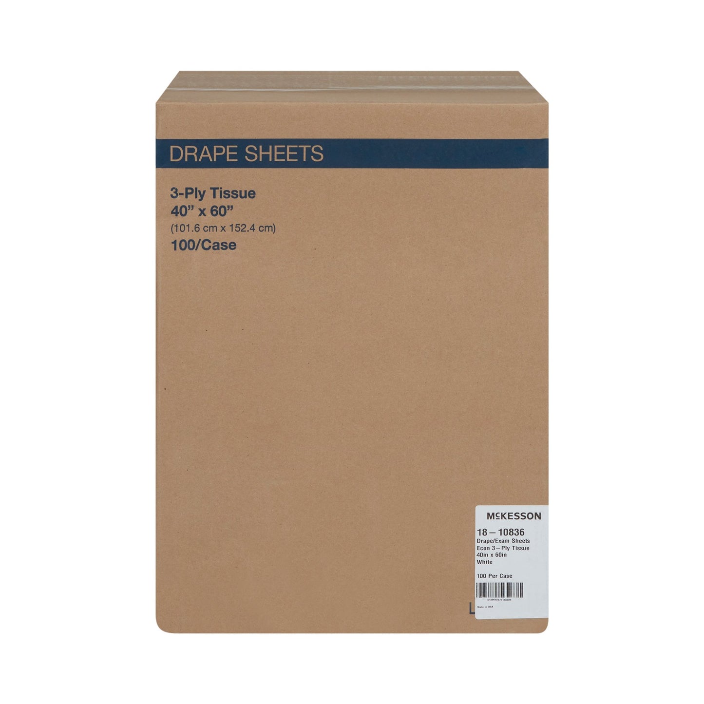 McKesson Nonsterile Physical Exam Drape, 40 x 60 Inch