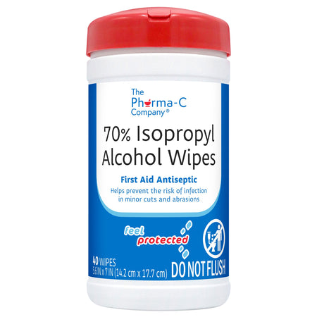 Kleen Test Products Corp 63-200736K Pharma-C-Wipes Isopropyl Alcohol Antiseptic