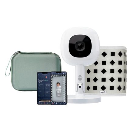 Nanit P322NG The Traveling Camera Bundle Includes: Gray Case, Flex Stand, Camera For use with Sleep Monitor