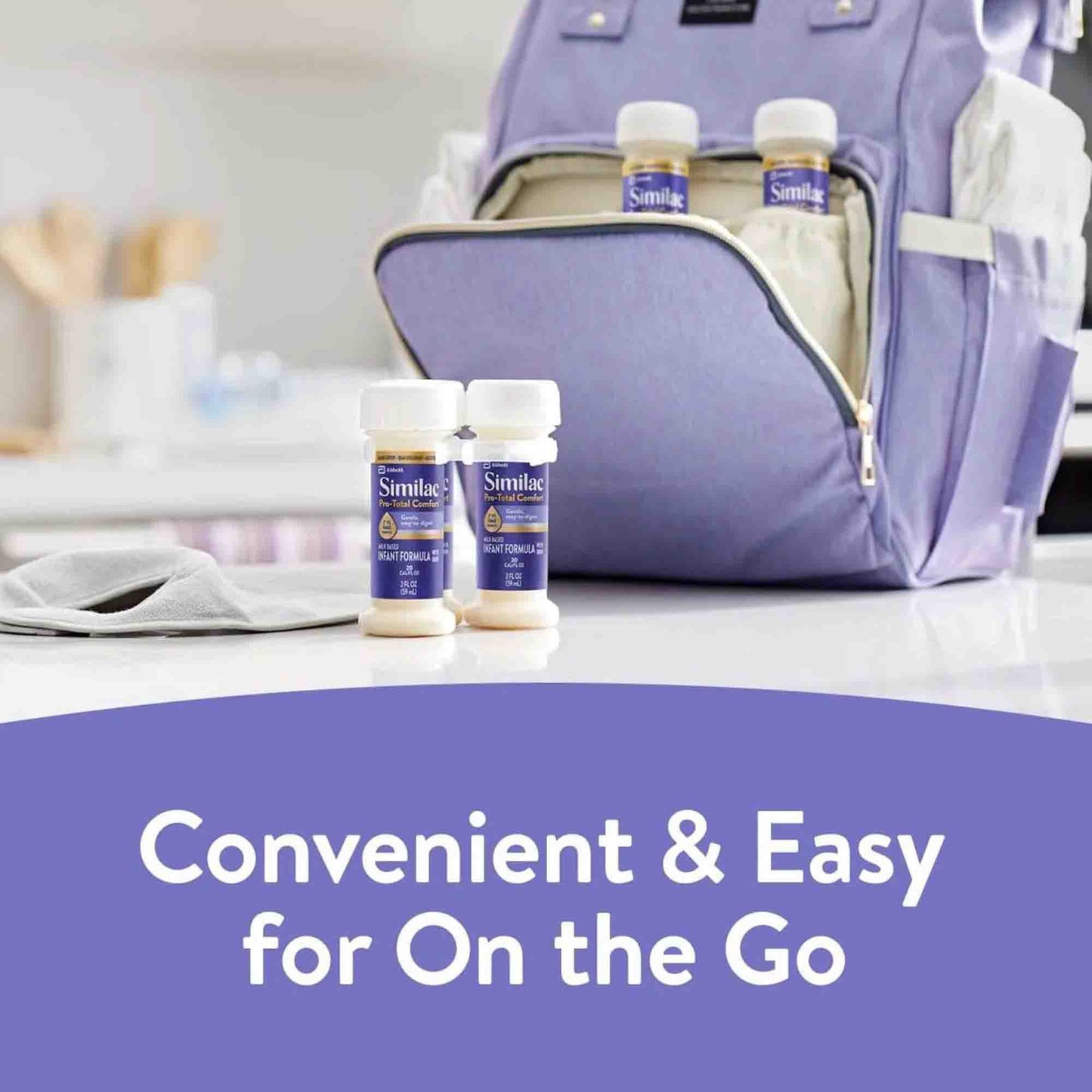 Infant Formula Similac Pro-Total Comfort™ Unflavored 2 oz. Bottle Liquid Iron Lactose Sensitivity