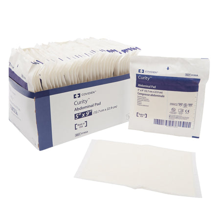 Cardinal 9190A Curity Sterile Abdominal Pad, 5 x 9 Inch