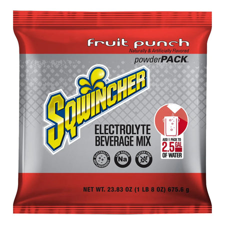 Kent Precision Foods 159016042 Sqwincher Powder Pack Electrolyte Beverage Mix, Fruit Punch