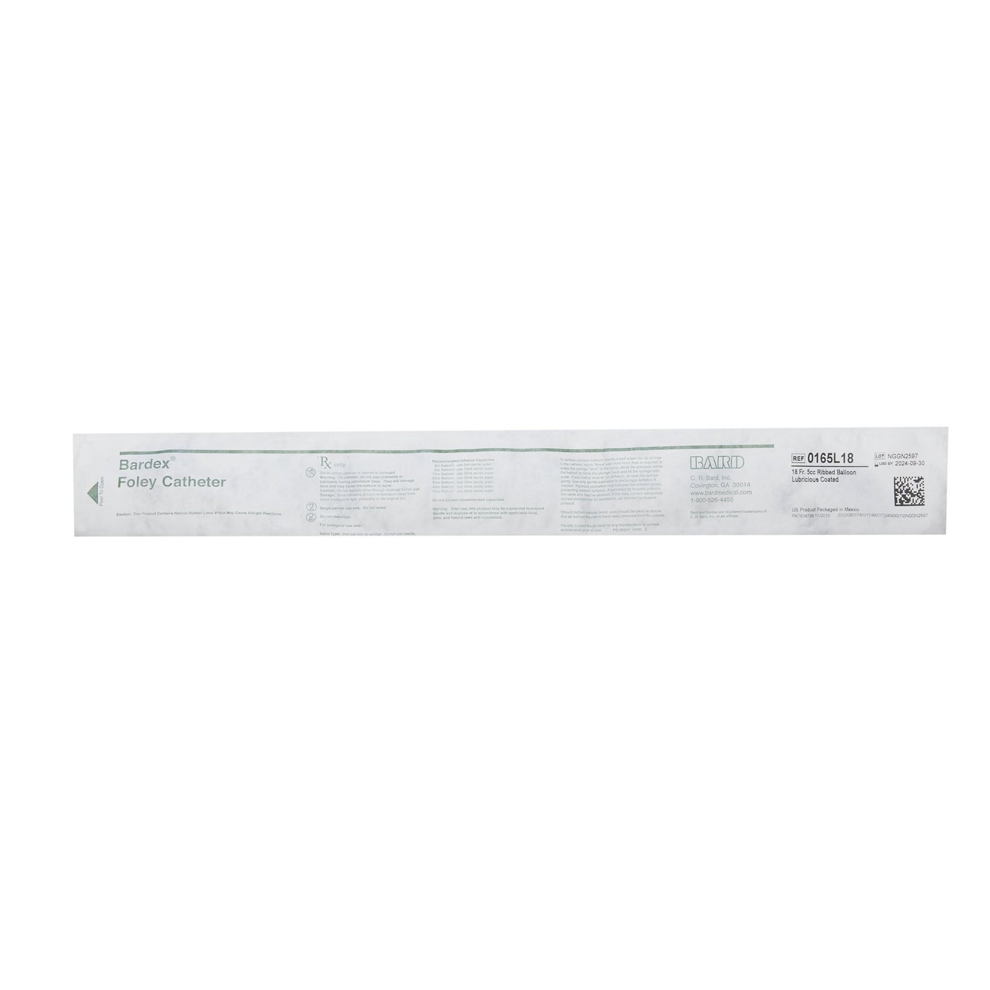 Bardex® Lubricath® Foley Catheter, 18 Fr., Short, Standard Tip