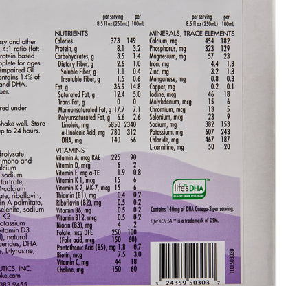 KetoVie™ Peptide 4:1 Ketogenic Medical Food, 8.5-ounce carton