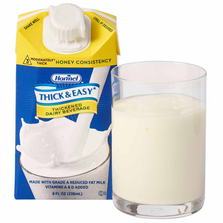 Lyons Magnus LLC 41805 Thick & Easy Dairy Honey Consistency Milk Thickened Beverage, 8 oz. Carton