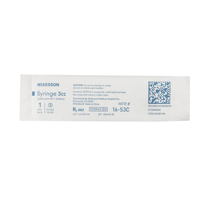 McKesson General Purpose Syringe, 3 mL