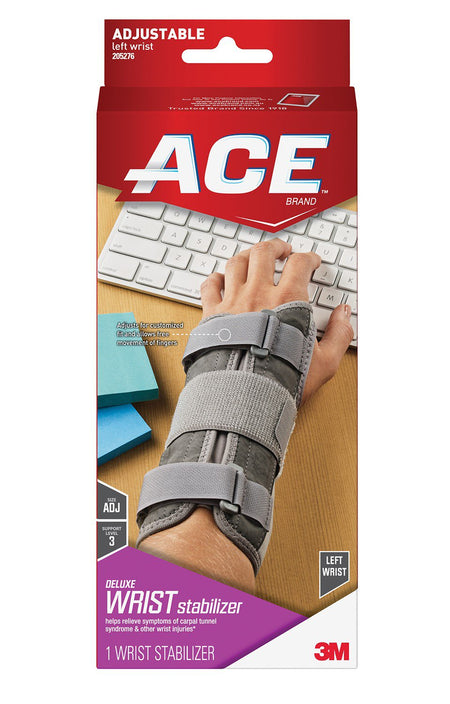 3M 205276 Ace Left Wrist Brace, One Size Fits Most