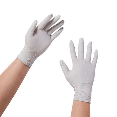 Halyard 50705 Sterling Nitrile Exam Glove, Extra Small, Gray