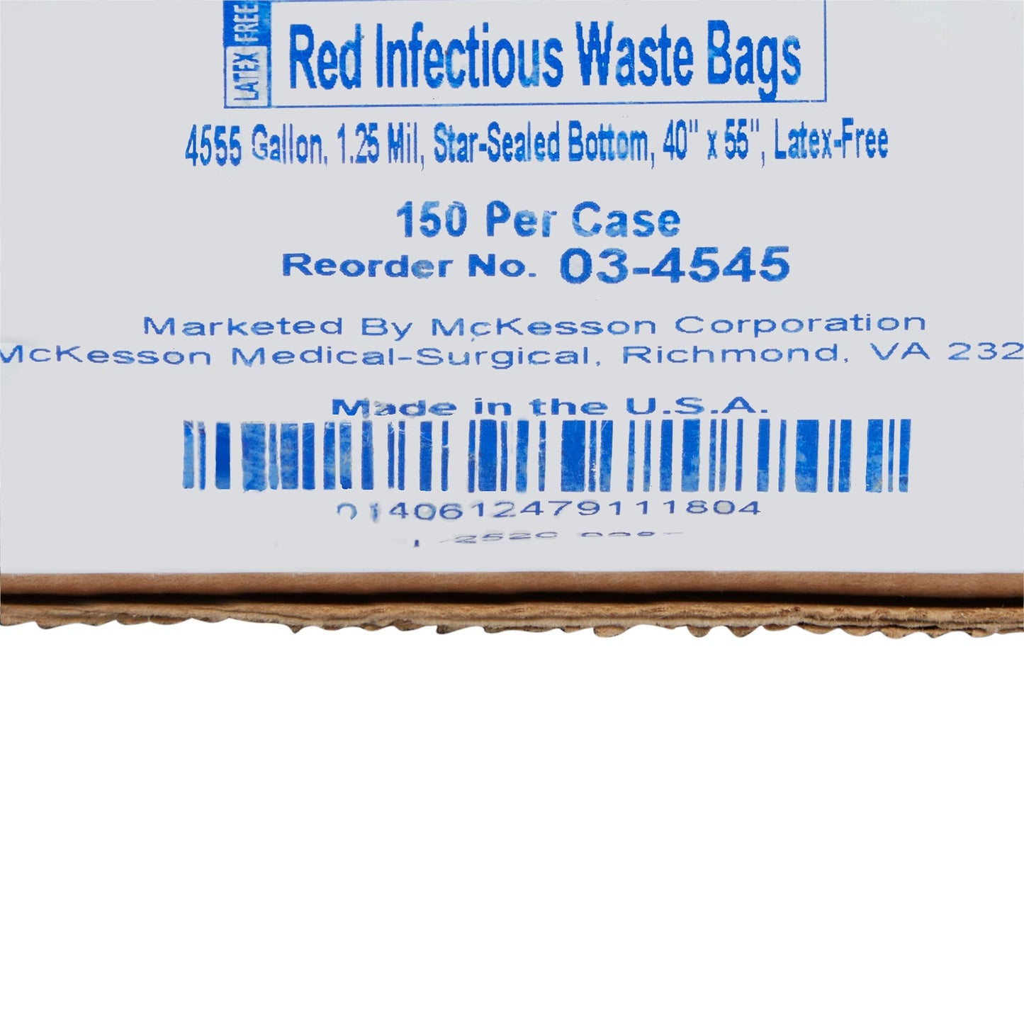 McKesson 45 - 55 Gallon Infectious Waste Bag