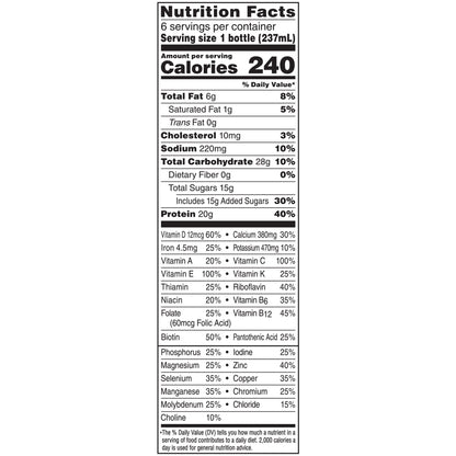Boost® High Protein Vanilla Complete Nutritional Drink, 8 oz. Bottle