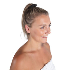 Hair Scrunchie Black One Size Fits Most
