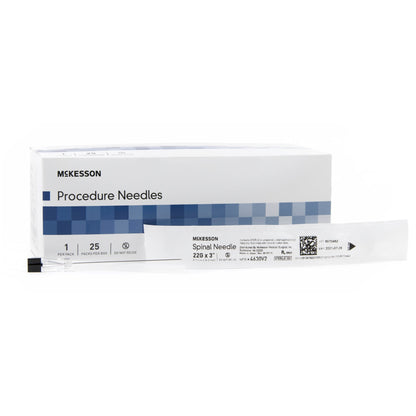 McKesson Spinal Needle, 22 Gauge, 3 Inch Length