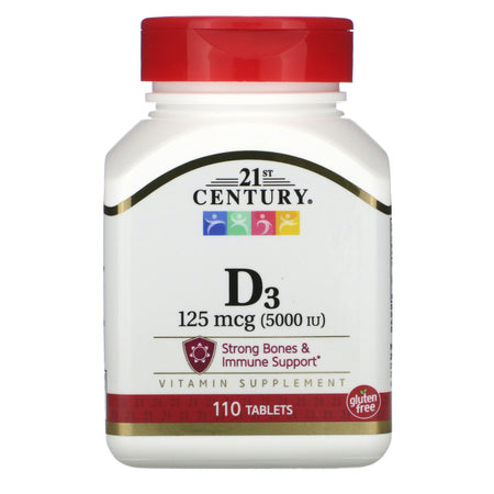 21st Century Nutritional Products 74098527288 Century Vitamin D-3 / Calcium Supplement