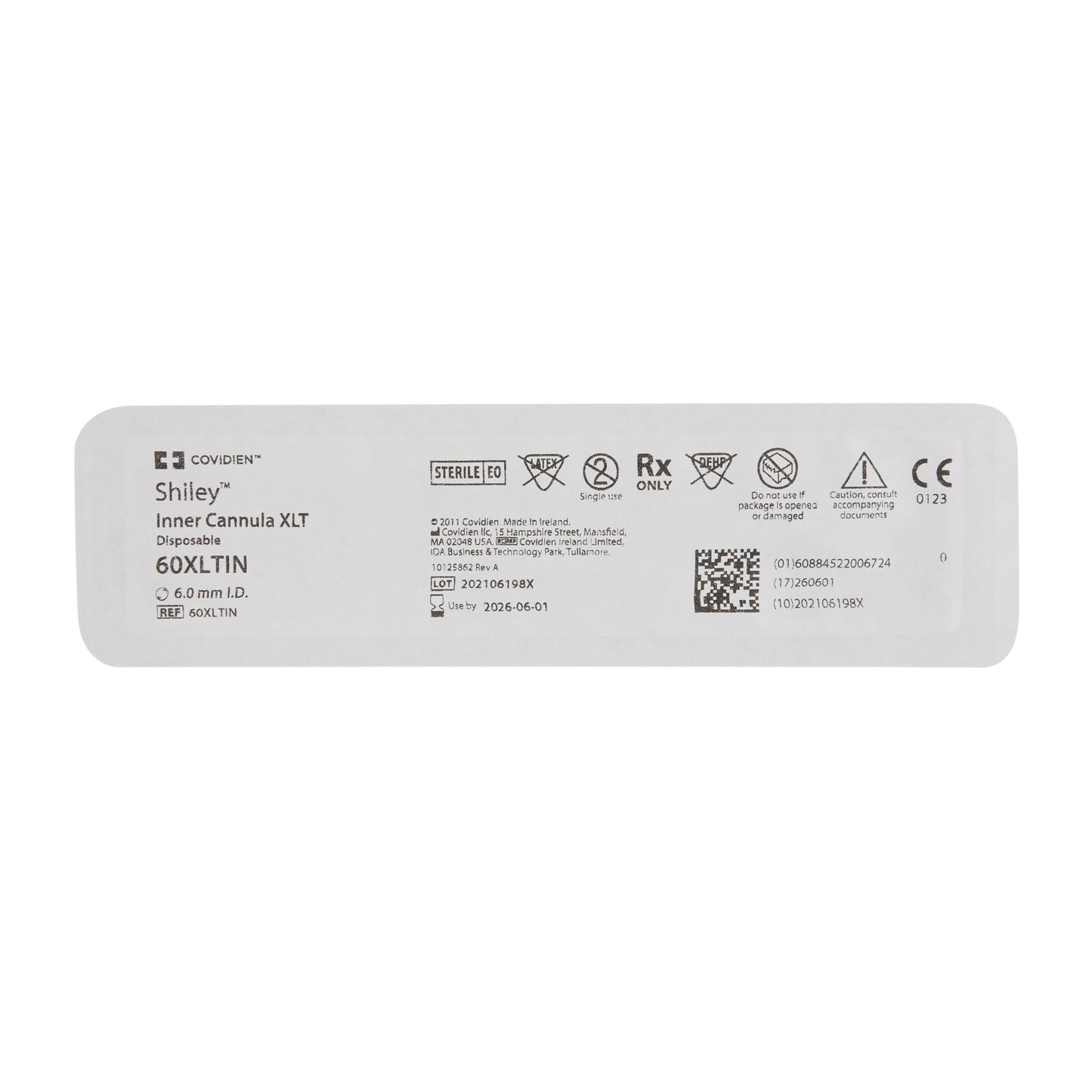 Medtronic Shiley 60XLTIN XLT Inner Cannula