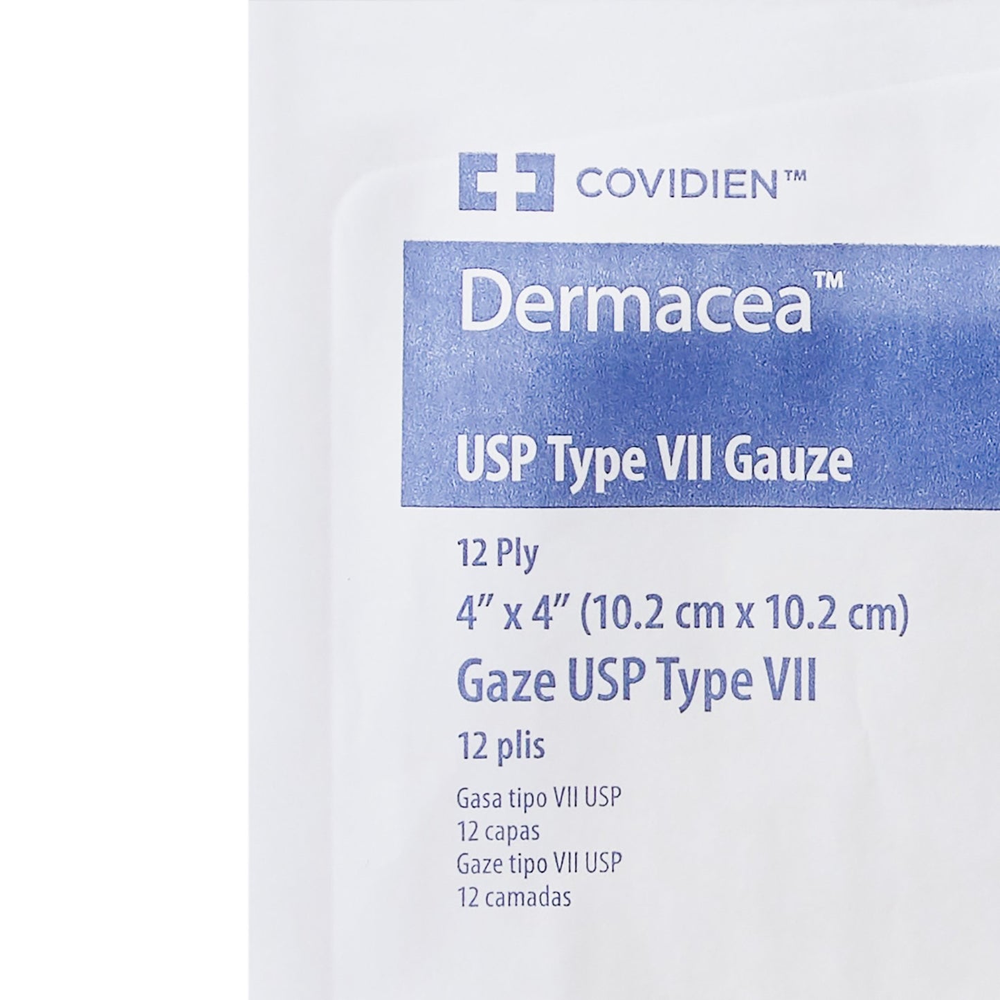 Dermacea™ Sterile USP Type VII Gauze Sponge, 4 x 4 Inch, 12-Ply