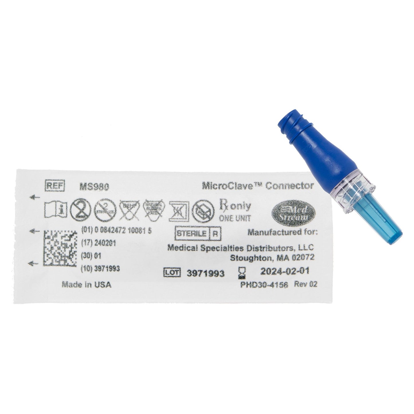 Needleless Connector McKesson MicroClave® Neutral Displacement