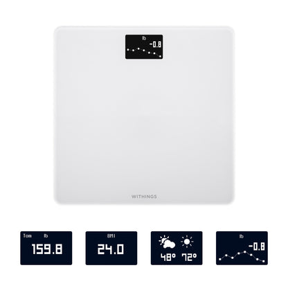 Withings Body Wifi Smart Scale, White by Withings Inc product image - view 8