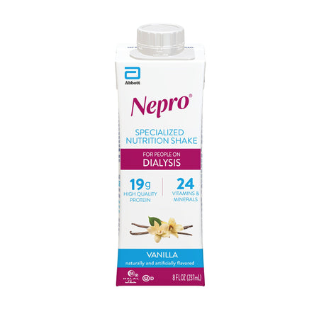 Abbott Nutrition 64803 Nepro with Carbsteady Vanilla Therapeutic Nutrition 237 mL
