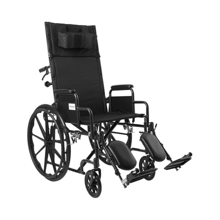 McKesson 146-SSP20RBDDA Reclining Wheelchair, 20-Inch Seat Width