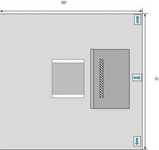 EENT Drape Clearview Eye Drape with Adhesive 50 W X 51 L Inch Sterile
