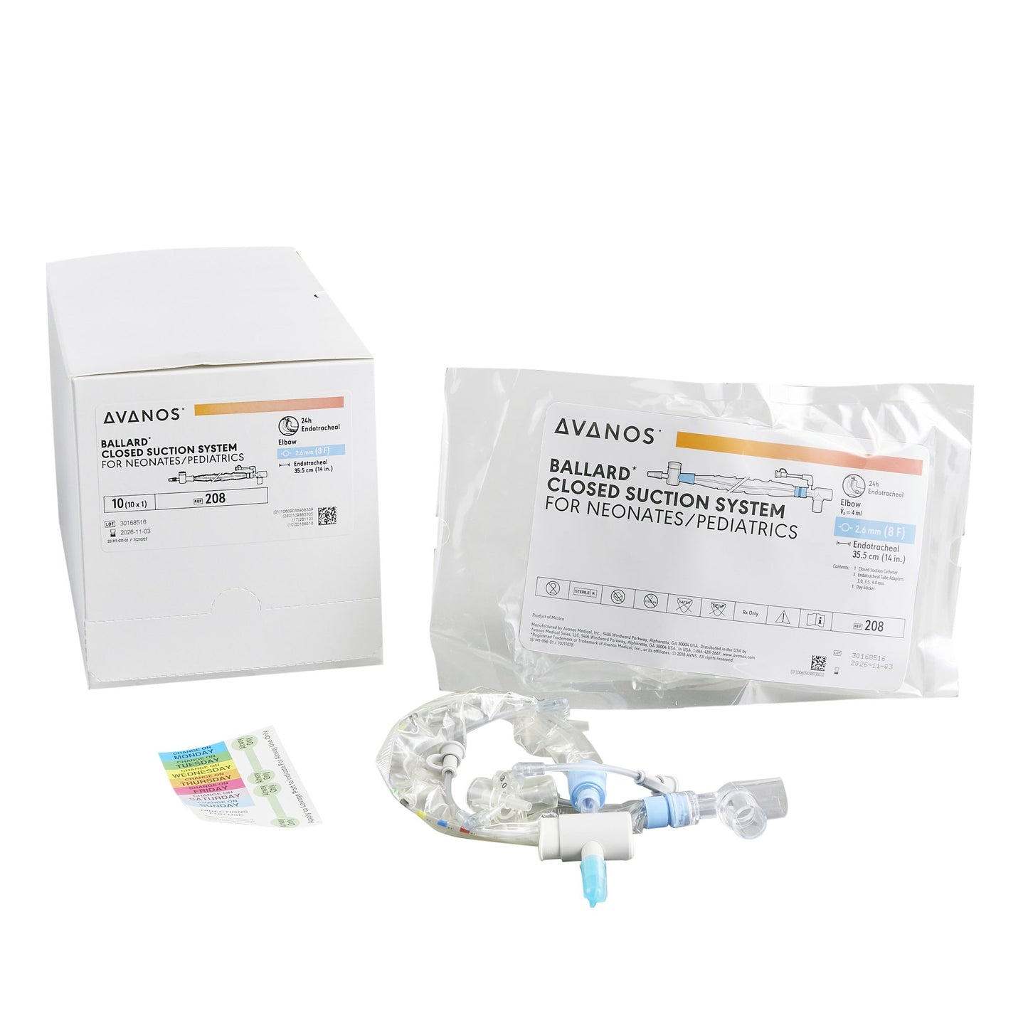 Ballard® Trach Care™ Neonatal Tracheostomy Elbow, 14 Inch