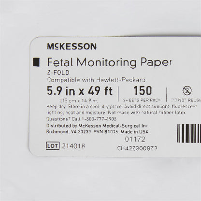 McKesson Fetal Monitoring Paper