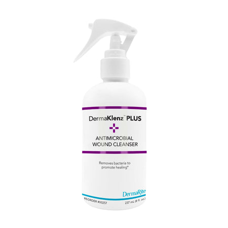 DermaRite 257 DermaRite's DermaKlenz PLUS Wound Cleanser - Spray Bottle, 8 oz.