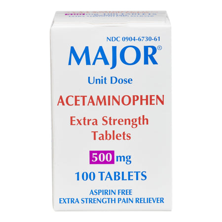 Major Pharmaceuticals 904673061 Acetaminophen Pain Relief