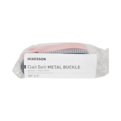 McKesson Stars and Stripes Gait Belt, 60 Inch