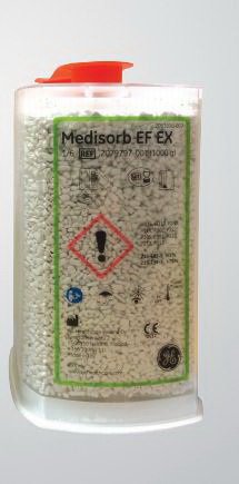 Sun Med 2079797-001 Medisorb EF EX CO2 Absorbent Canister 1 kg Calcium Hydroxide / Sodium Hydroxide