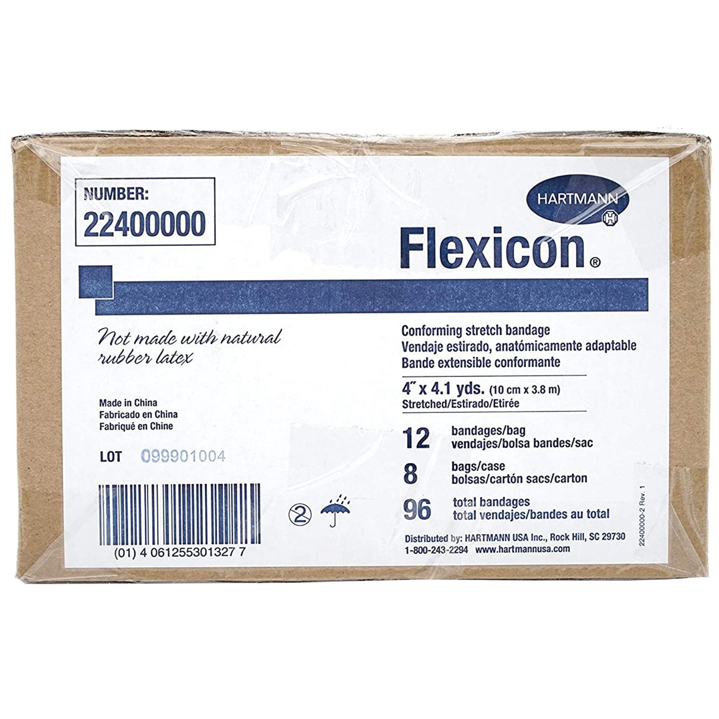 Flexicon® Conforming Bandage, 4 Inch x 4-1/10 Yard, 1-Ply
