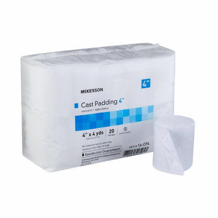 McKesson 16-CP4 White Polyester Cast Padding, 4 Inch x 4 Yard