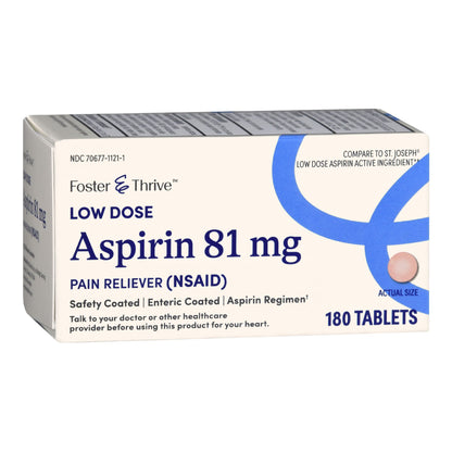 Foster & Thrive™ Low Dose Aspirin 81 mg Tablets