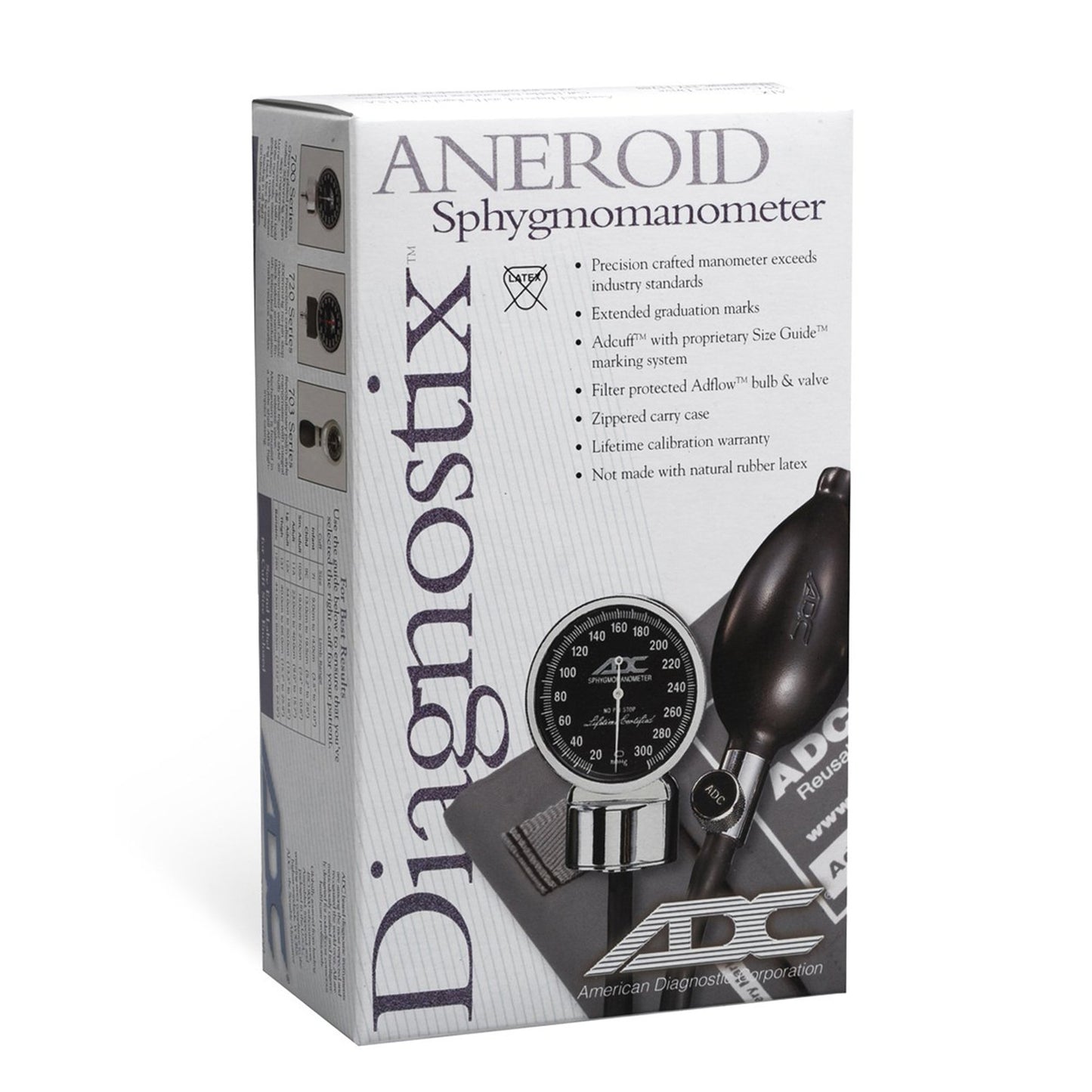 American Diagnostic Sphygmomanometer, Black, Size 11 Cuff, Pocket Size