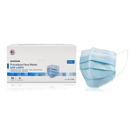 McKesson 91-2104 Procedure Masks, ASTM Level 1
