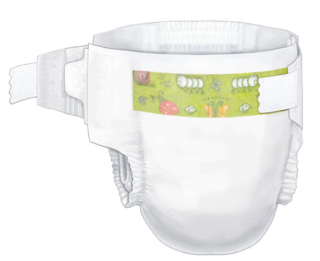 Cardinal 80028A Curity Unisex Baby Diapers, Heavy Absorbency, Disposable, Size 3