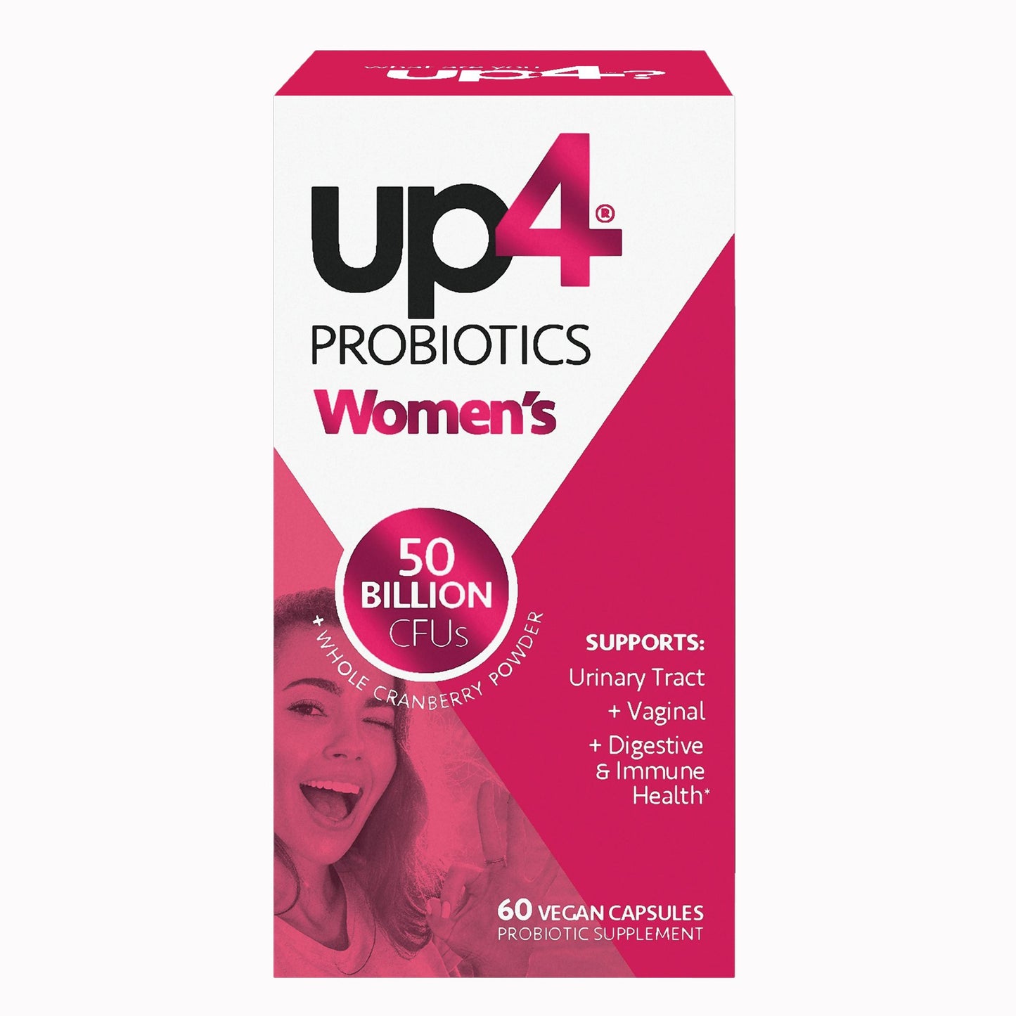 up4® Probiotics Women's Urinary Tract + Vaginal + Digestive + Immune Support