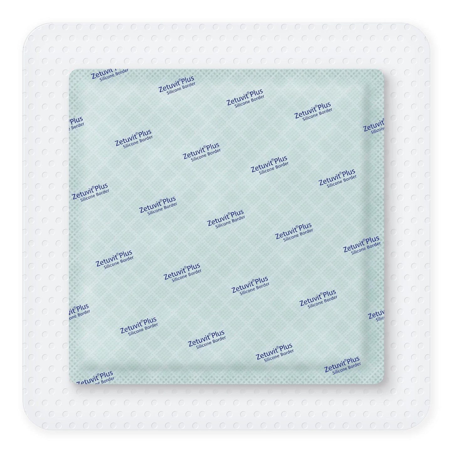 Zetuvit® Plus Silicone Border Super Absorbent Dressing, 7 x 7 Inch