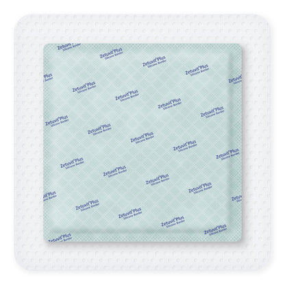 Zetuvit® Plus Silicone Border Super Absorbent Dressing, 7 x 7 Inch