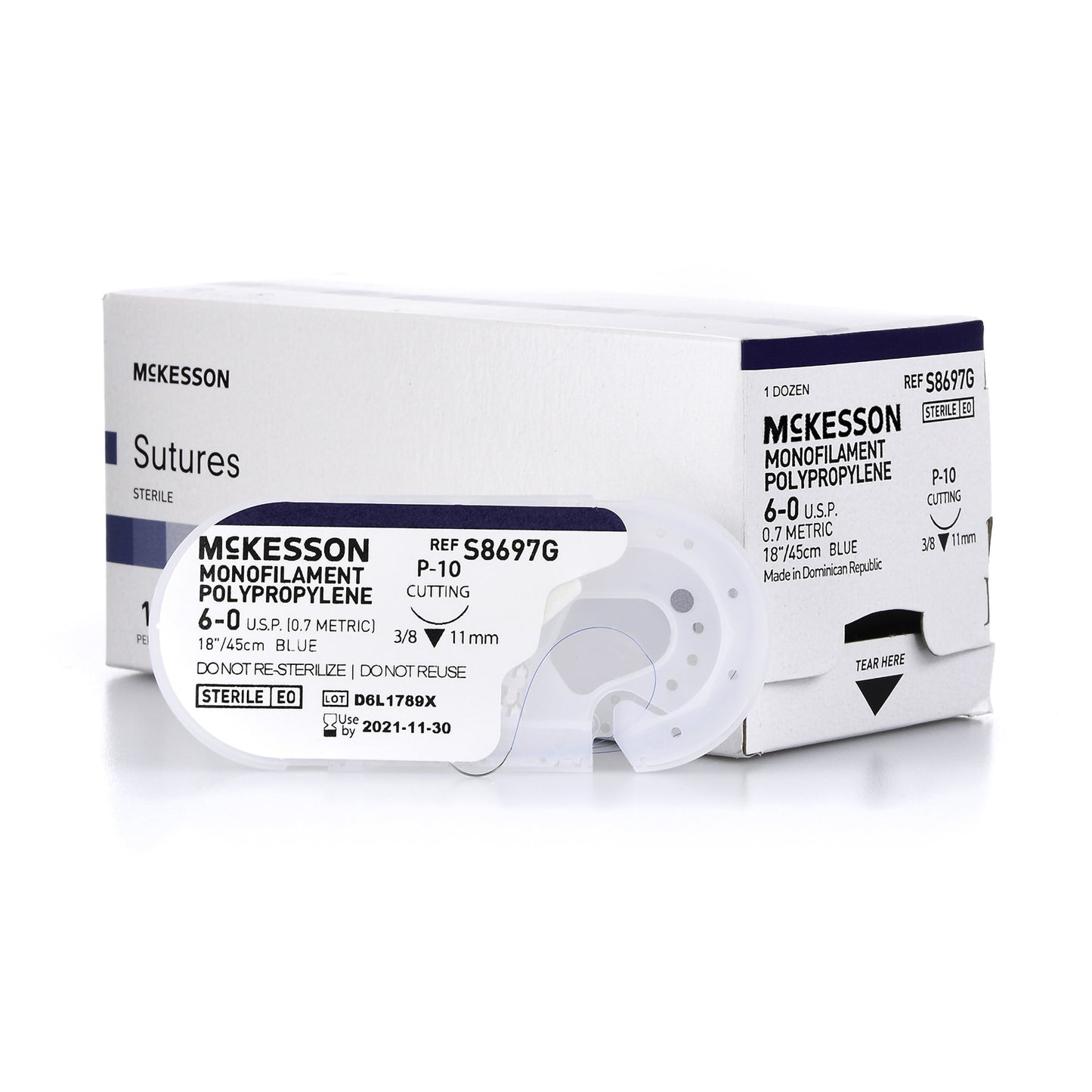 McKesson Suture with P-10 Needle