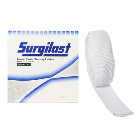Gentell GL703 Surgilast Elastic Net Retainer Dressing, Size 3, 25 Yard