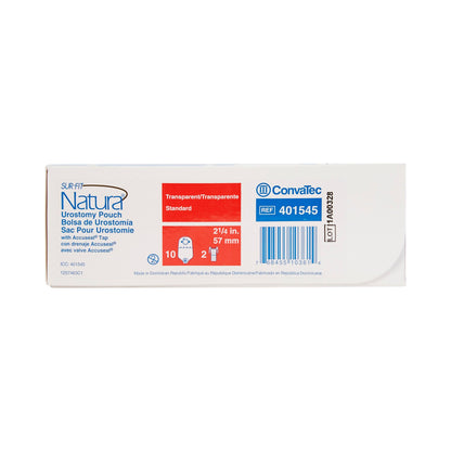 Convatec 401545 Sur-Fit Natura Two-Piece Urostomy Pouch, 2¼ Inch Flange