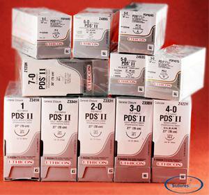 Ethicon Z683G PDS II Polydioxanone Absorbable Suture with Needle, Reverse Cutting Monofilament