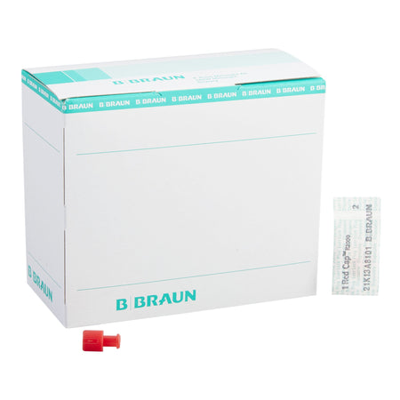 Dual Function Red Cap Luer Replacement Cap by B. Braun product image