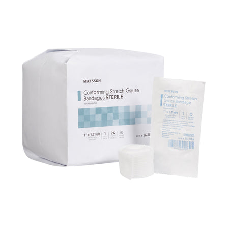 McKesson 16-016 Sterile Conforming Bandage, 1 Inch x 1-7/10 Yard