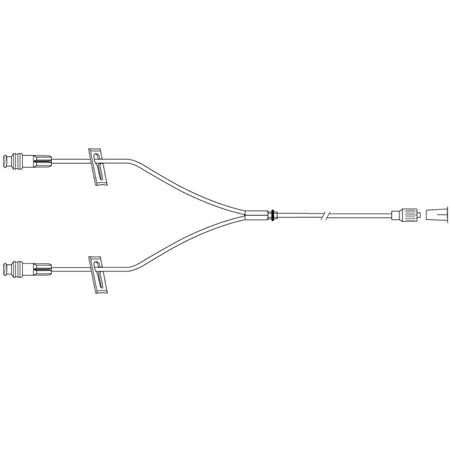 BD 1026975 SmartSite Extension Set With 2 Slide Clamps