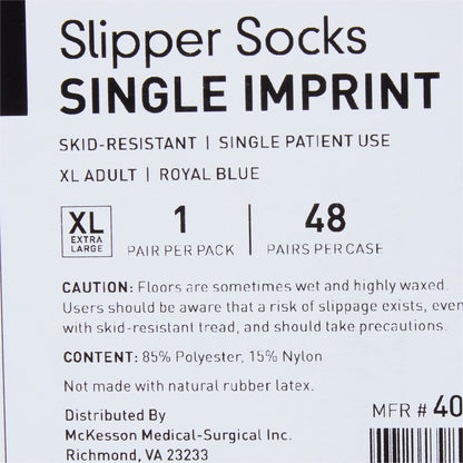 McKesson Terries Slipper Socks, Extra Large by McKesson Brand product image - view 8