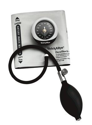 Welch Allyn DS45-12 DuraShock Silver Series DS45 Aneroid Sphygmomanometer