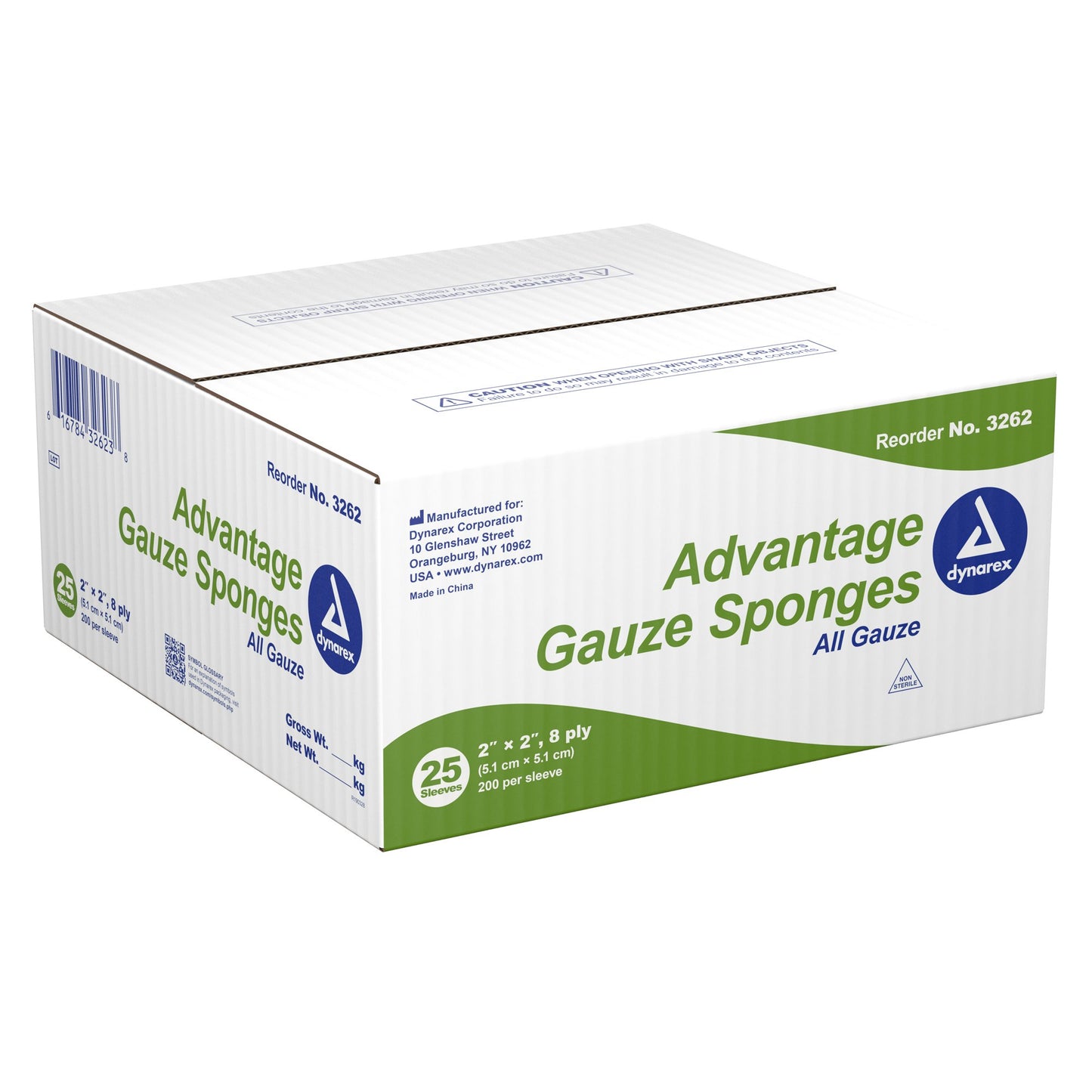 Advantage Gauze Sponge, 2 x 2 Inch, 8-Ply